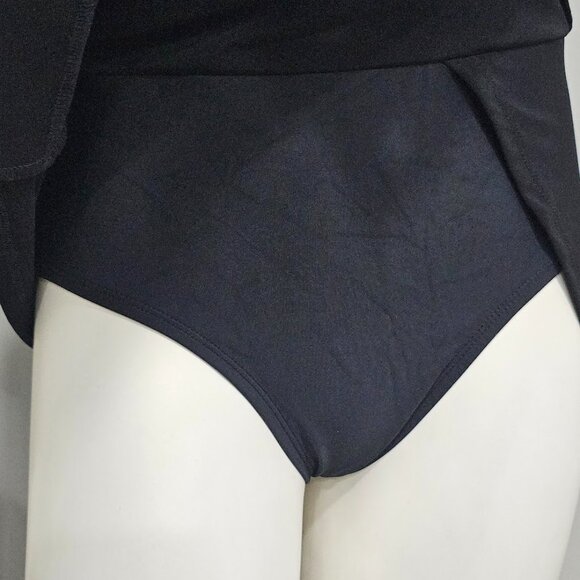 Beyond Control Grommet-Detail Square-Neck Swim Dress - Picture 3 of 16